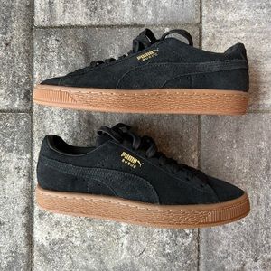 Puma-suede lace up casual sneakers